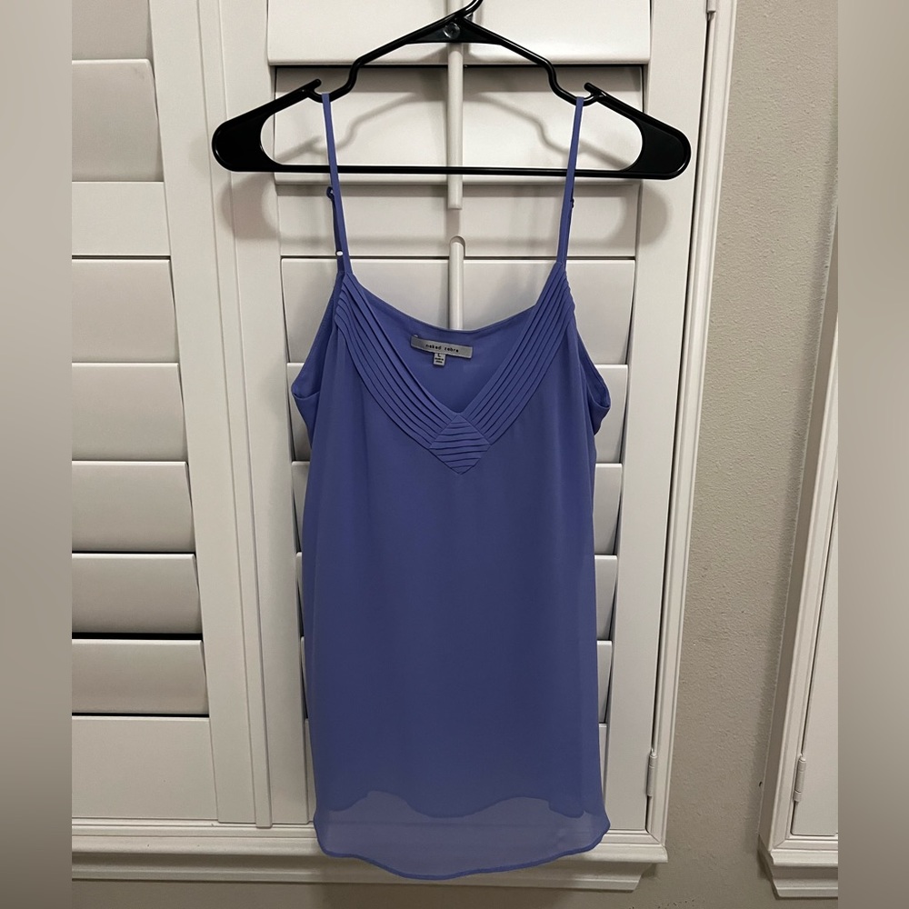 Purple spaghetti strap top